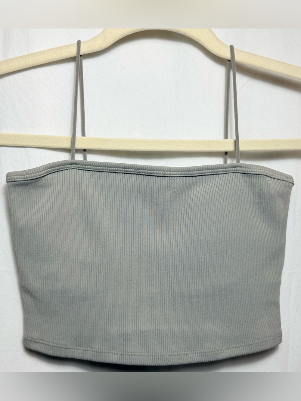 ALO Yoga Goddess Ribbed Bandeau Top